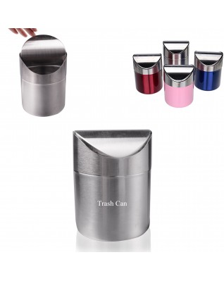 Stainless Steel Trash Can Perfect for the Kitchen Bathroom Office Use 