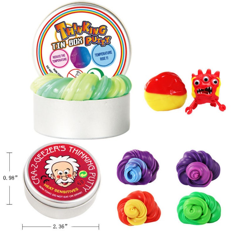 Heat Sensitive Color Change Thinking Putty 50g