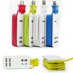 4 Ports USB Universal Socket