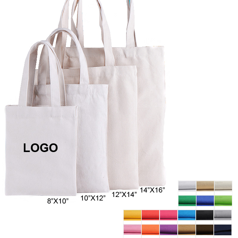 Cotton Natural Economy Tote 12oz Canvas-10"X12"X3.9"