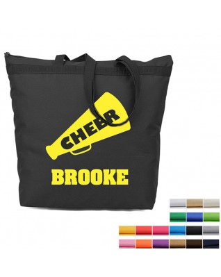 Zippered Cotton Bag   10oz Canvas-12"X16"X4"