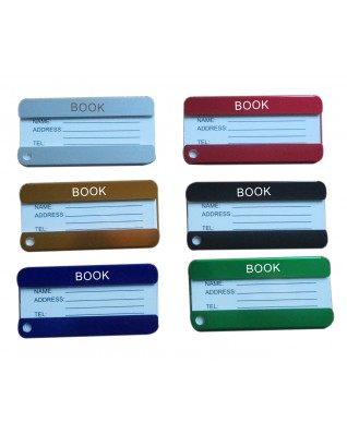 Luggage Tag with steel wire loop