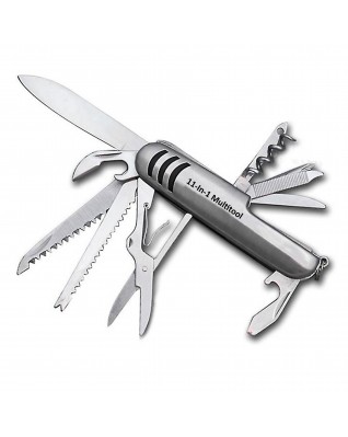 11-In-1 Stainless Steel Folding Pocket Knife