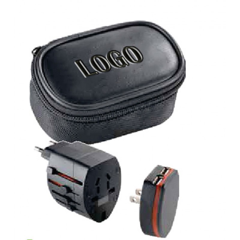 World Travel Adapter with USB Ports