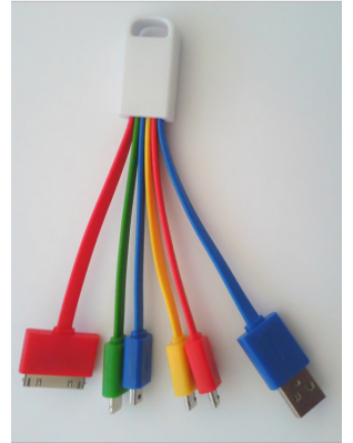 5-In-1 Smart Phone Charge Cable (1.1"x2")
