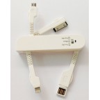 Swiss Knife Style USB Charging Cable 3 in 1