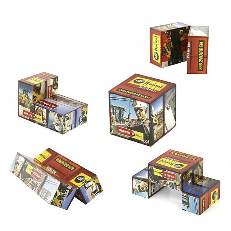Custom Folding Cube Puzzle