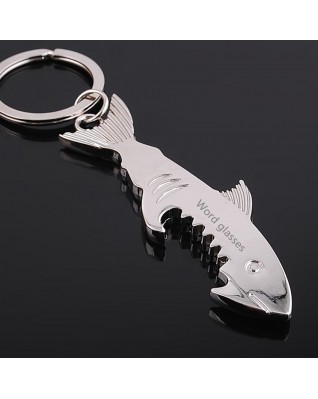 Keychain With Shark Shape Bottle Opener