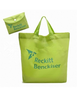 Foldable Tote Bag w/ Snap Closure
