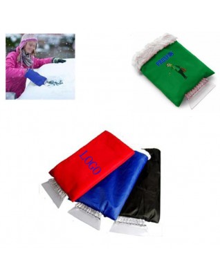 Car Ice Scraper With Glove Portable Snow shovel