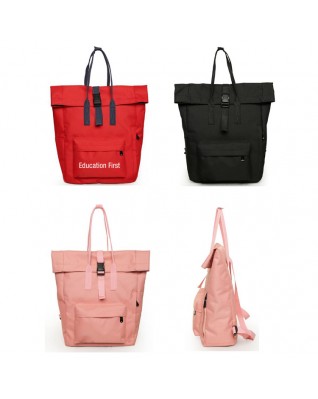 Convertible Rucksack Backpack Tote Bag With Clip
