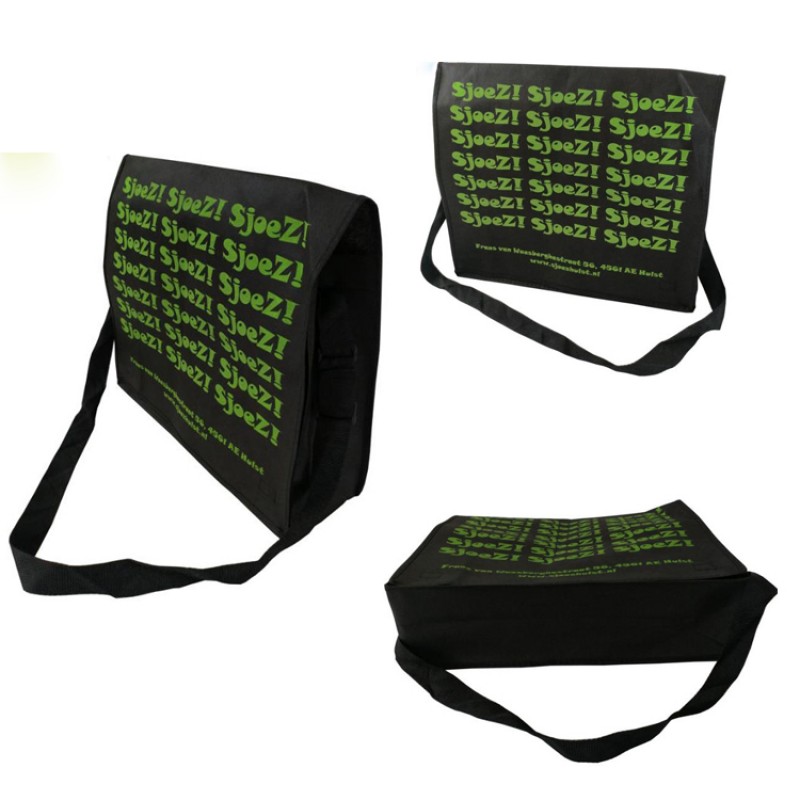 Non-Woven Messager Slant Flap Shoulder Bag