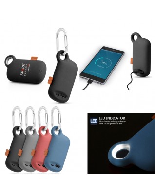 UL 5000mAh LED Carabiner Power Bank