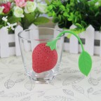 Strawberry silicone tea bag