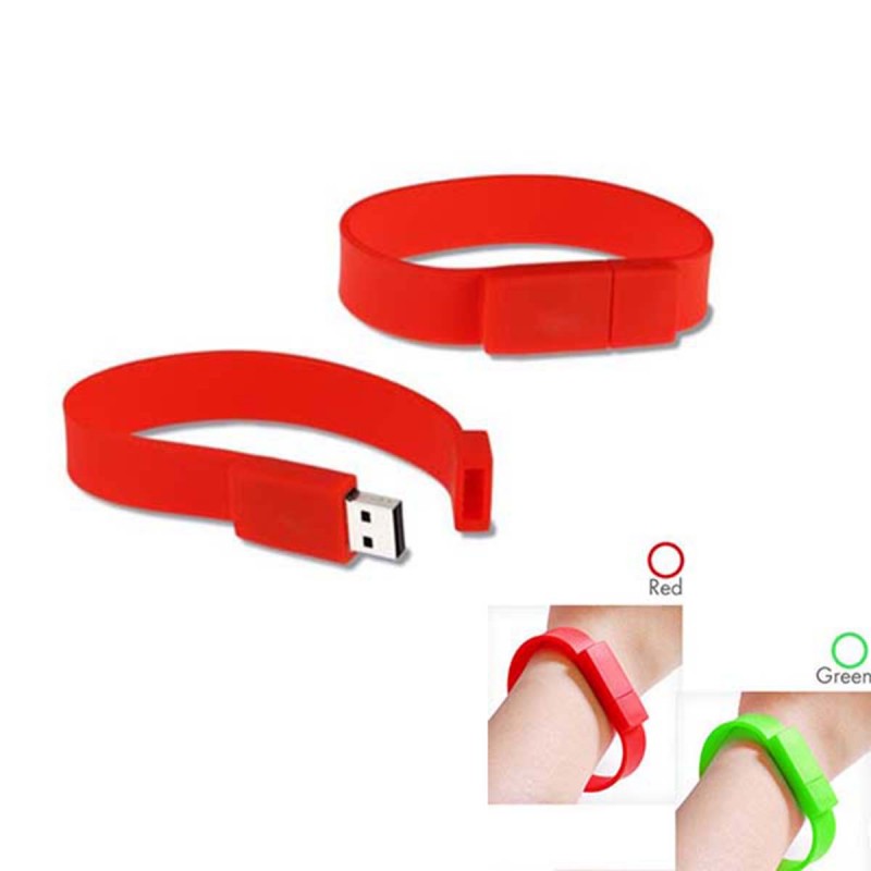 USB flash drive silicon wristband