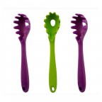 Silicone pasta fork