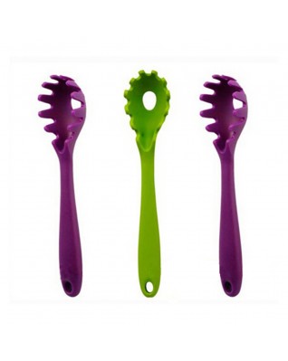 Silicone pasta fork