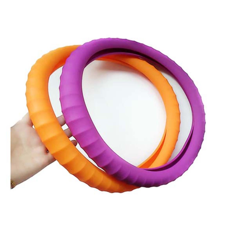Silicone steering wheel cover