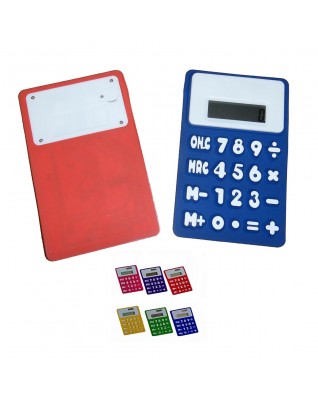 Silicone 8 digits display electronic calculator