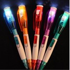 Fashion design plastic ballpen with light