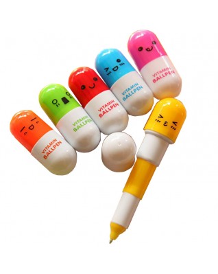 New creative capsule shape ballpen