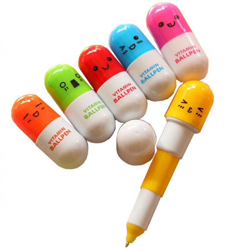New creative capsule shape ballpen