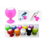 Mini bluetooth speaker with suction cup