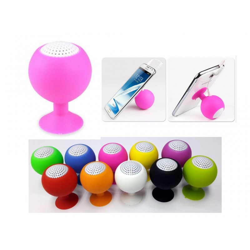 Mini bluetooth speaker with suction cup