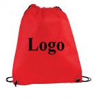 Economical drawstring polyester backpack