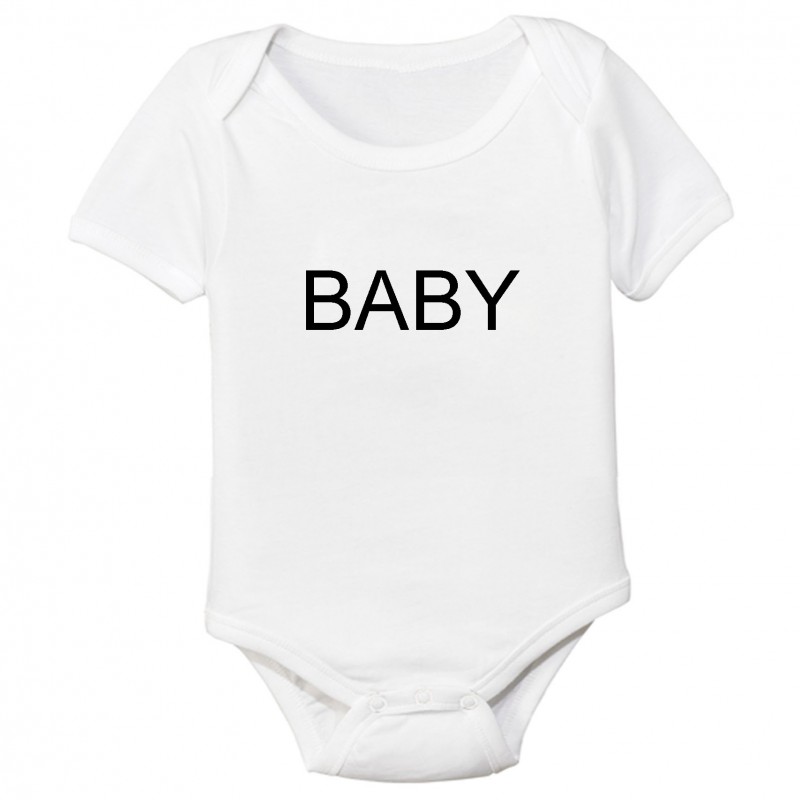 Shortsleeve Baby Slogan Bodysuit 