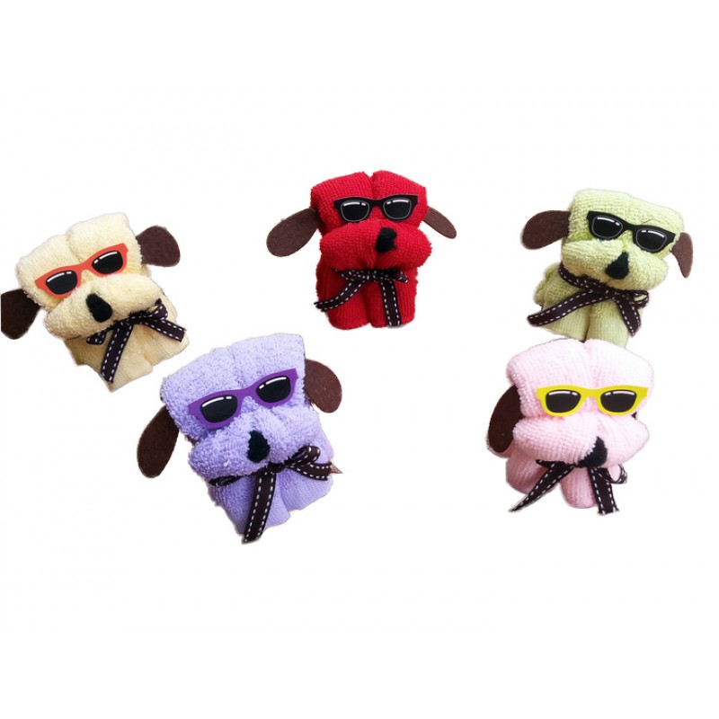 Dog cake towel