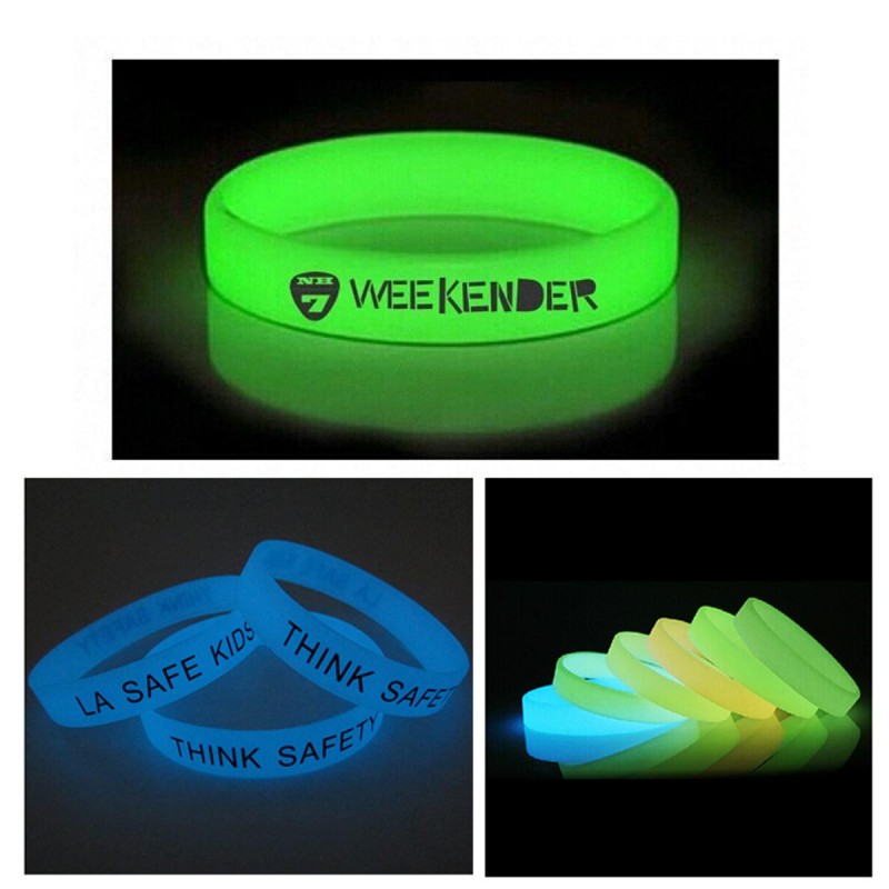 Glowing Silicone Bracelet 