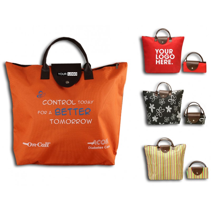 Oxford Foldable Shopping Tote Bag