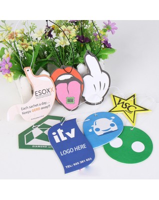 Customzied Shape Paper Car Air Freshener
