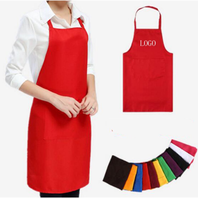 Polyester Apron with Two Pockets