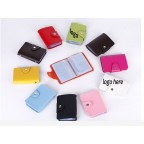 Business card case with snap
