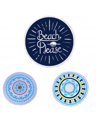 Round Beach Towel