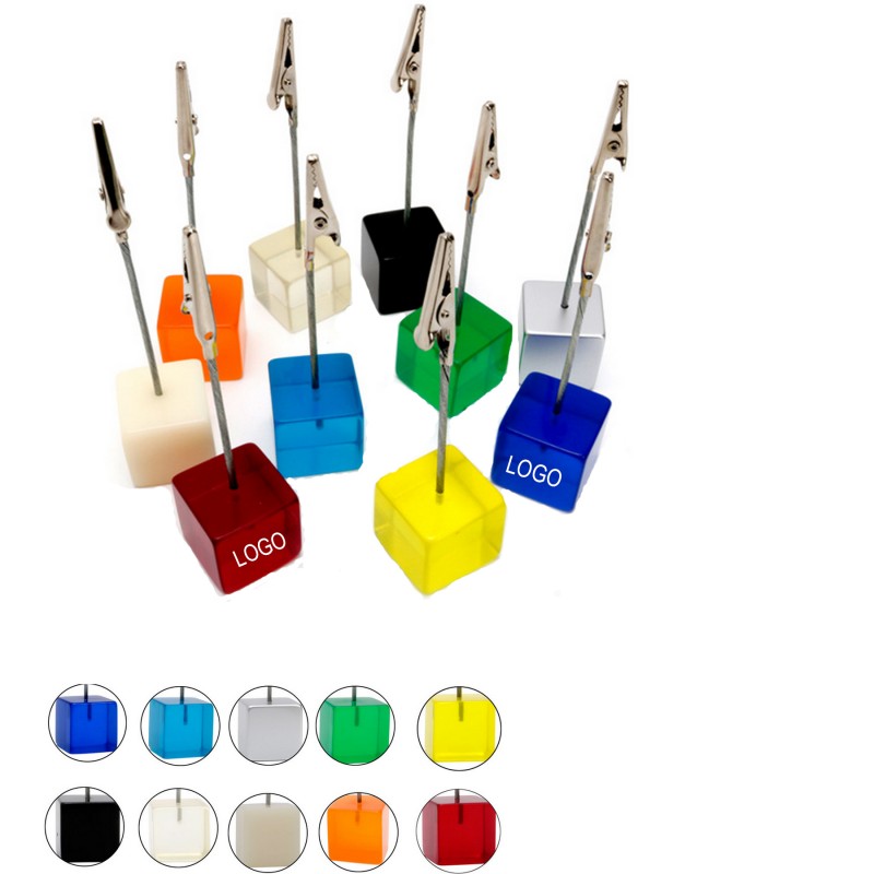 Memo Clip Holder Stand