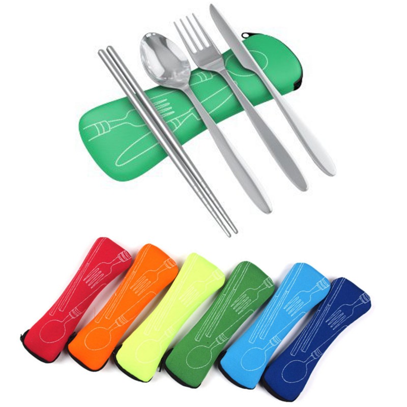 4 Piece Stainless Steel